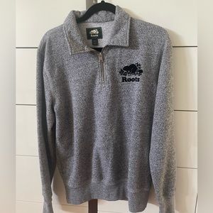 roots quarter zip sweater! size xs but runs big and fits like a medium